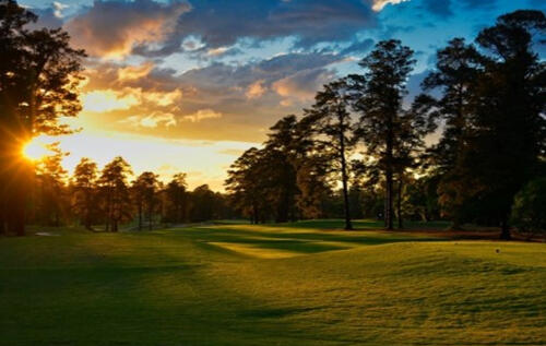 Ending the day at "the Tournament."