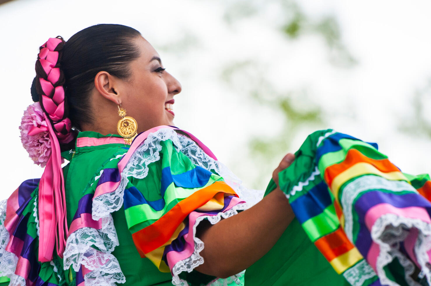 Dancing at the Latino festival