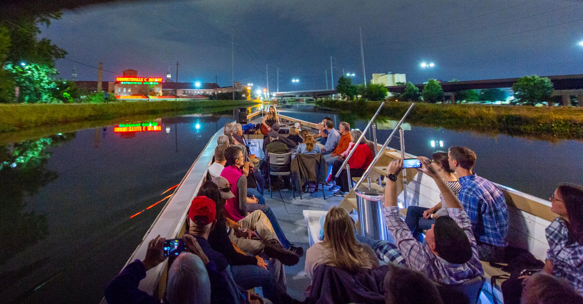 Cruising on the canal