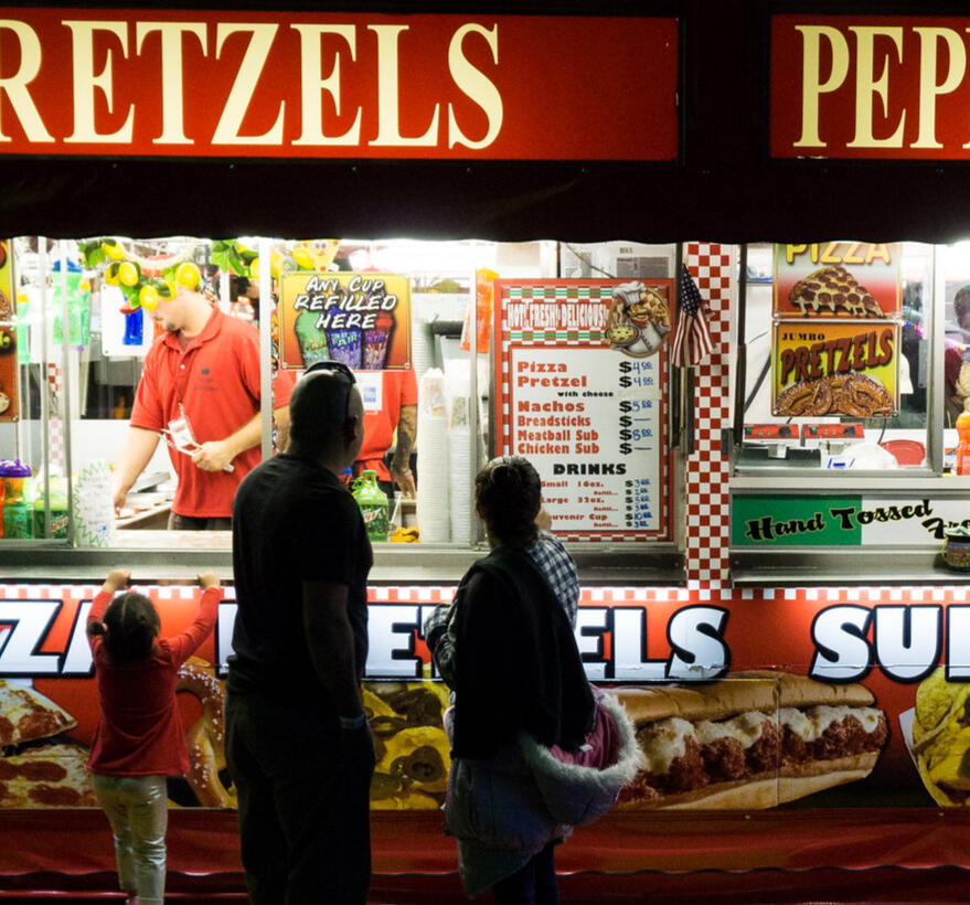 Taking the kids to the county fair.