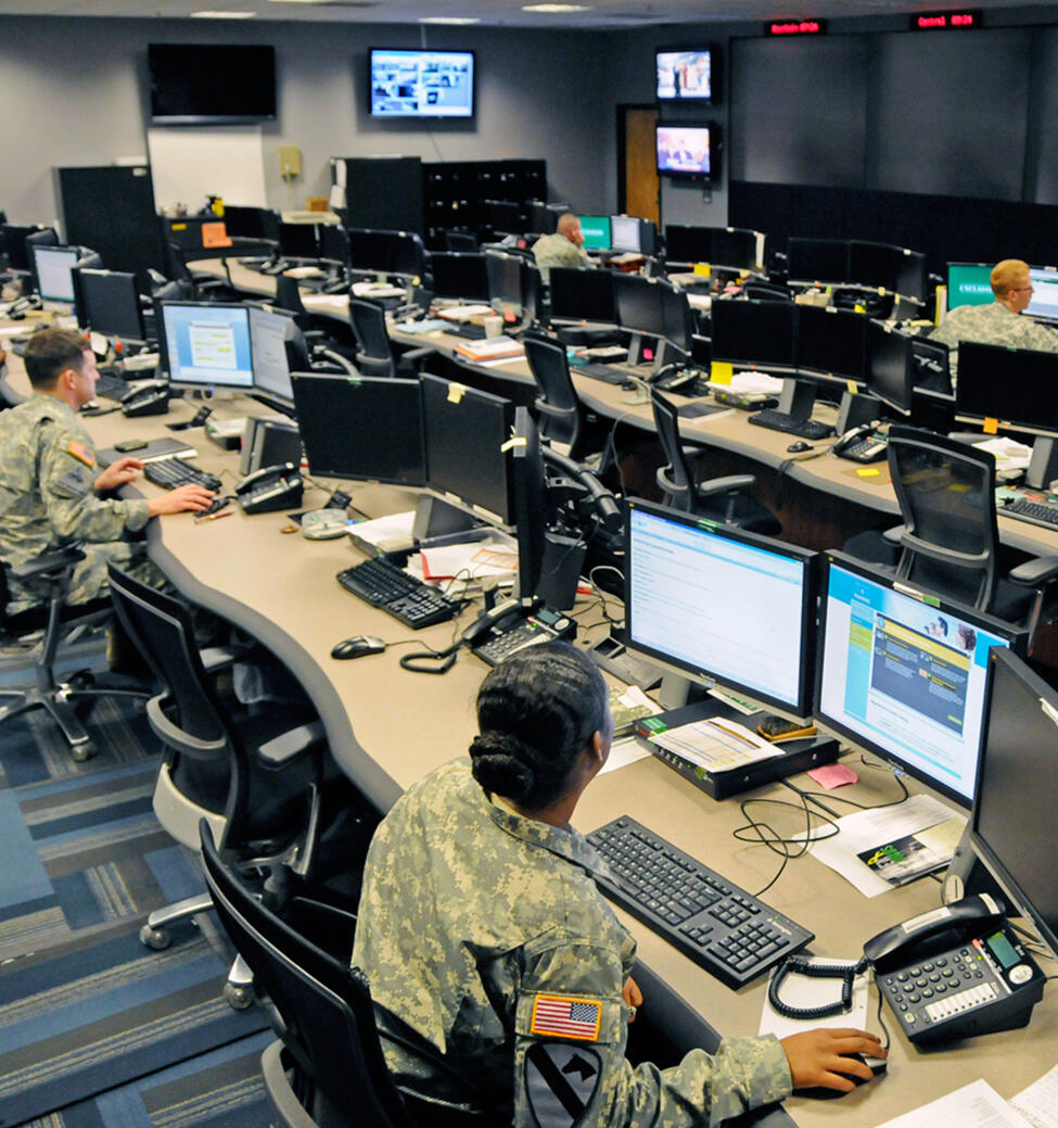 The Cyber Operations Center on Fort Gordon, Augusta, Ga.